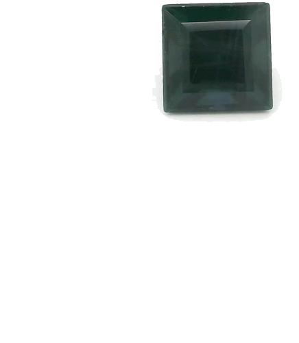 0.58 carat BLUE STEP cut Square Safyras (1)