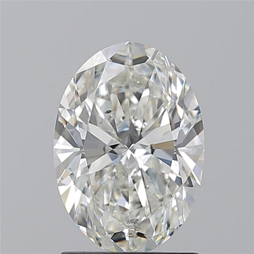 1.57 carat H-SI1 Natūralus Oval Deimantas (1)