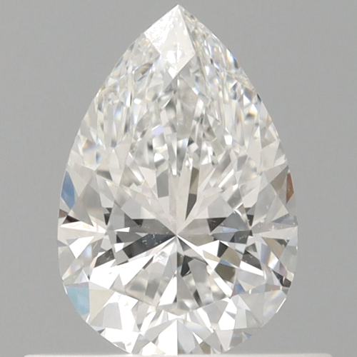 0.57 carat E-SI1 Natūralus Pear Deimantas (1)