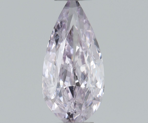 0.28 carat Fancy Light Pinkish Purple-SI2 Natūralus Pear Deimantas (1)