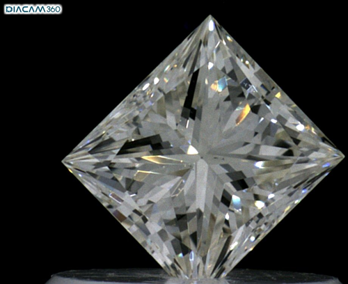 0.46 carat K-VS2 Natūralus Princess Deimantas (1)