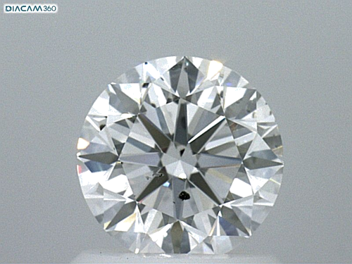 1.0 carat F-SI2 GD cut Natūralus Round Deimantas (1)