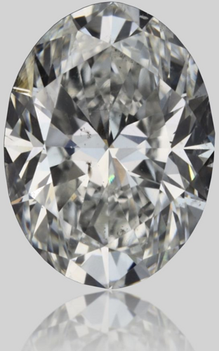 0.5 carat F-SI1 Natūralus Oval Deimantas (1)