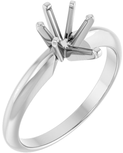 Sužadėtuvių Žiedas „Solitaire“ 585 Baltojo Aukso Pear Shape 8.5mm x 5mm (1)