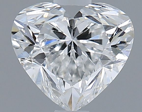 1.0 carat E-SI2 Natūralus Heart Deimantas (1)