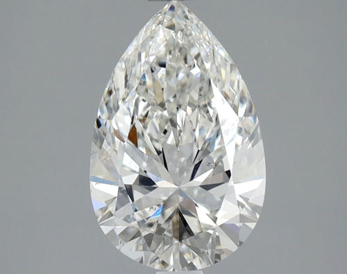 2.01 carat G-SI1 Natūralus Pear Deimantas (1)