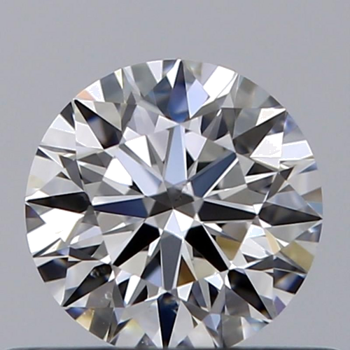 0.42 carat F-SI1 Excellent cut Natūralus Round Deimantas (1)