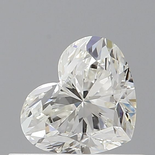 0.5 carat I-VVS1 Natūralus Heart Deimantas (1)