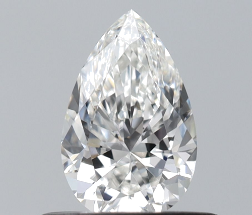 0.45 carat G-VVS2 Natūralus Pear Deimantas (1)