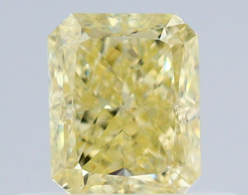 0.5 carat Fancy Yellow-VS1 Natūralus Radiant Deimantas (1)