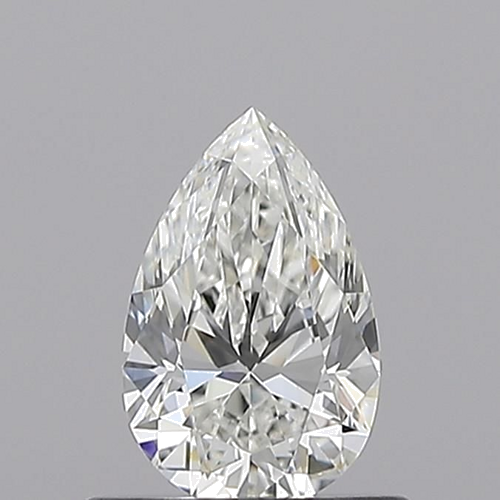 0.57 carat G-VVS2 Natūralus Pear Deimantas (1)