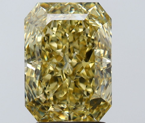 3.0 carat Fancy Yellow-VVS2 Natūralus Radiant Deimantas (1)