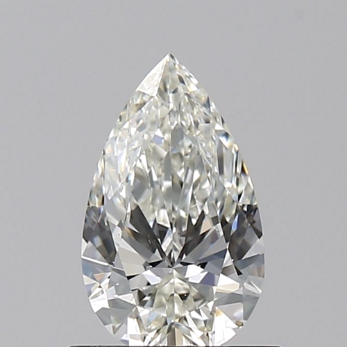 0.63 carat J-VVS1 Natūralus Pear Deimantas (1)