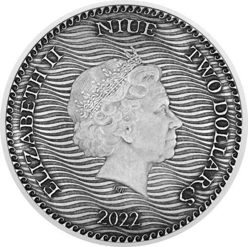1 oz Пиратът Калико Джак 2022 Нюе сребърна монета (2)