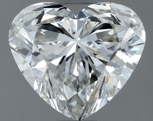 1.57 carat H-SI1 Natūralus Heart Deimantas (1)