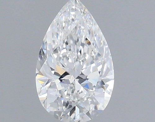 0.5 carat F-SI1 Natūralus Pear Deimantas (1)