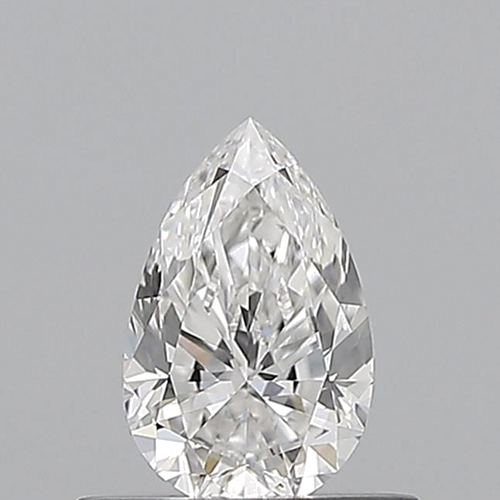 0.5 carat E-VVS1 Natūralus Pear Deimantas (1)