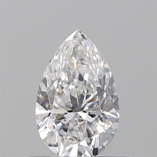 0.52 carat E-SI1 Natūralus Pear Deimantas (1)