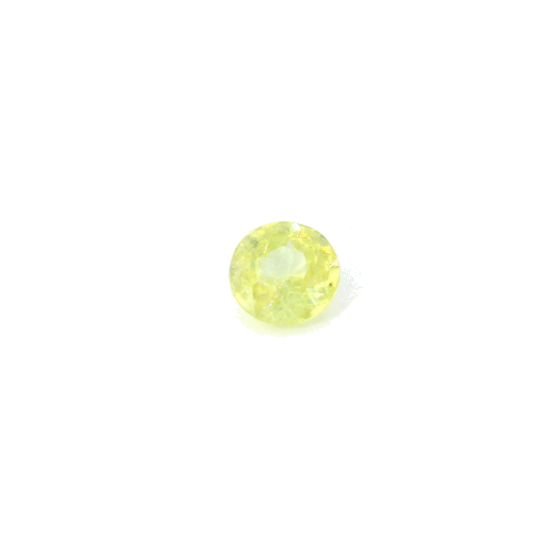 0.57 carat YELLOW Round Sphene (1)