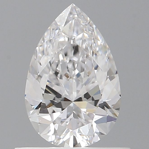 0.7 carat D-VS1 Natūralus Pear Deimantas (1)