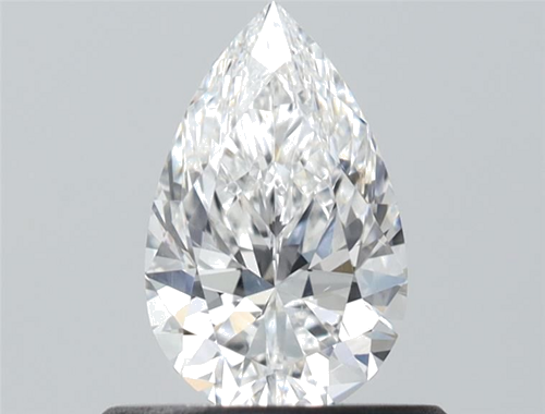 0.5 carat E-VS2 Natūralus Pear Deimantas (1)