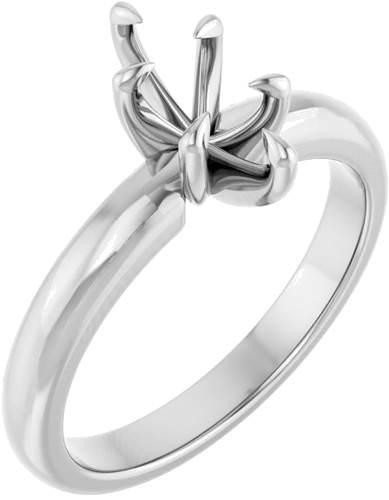 Sužadėtuvių Žiedas „Solitaire“ 585 Baltojo Aukso Marquise 9mm x 4.5mm (1)