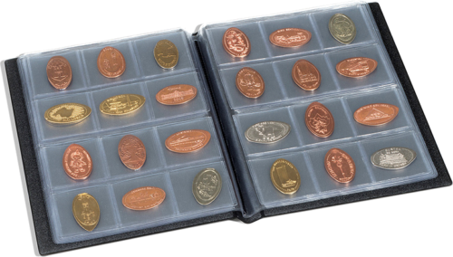 Turistinis kišeninis albumas 96-ioms monetoms Souvenir coins (2)