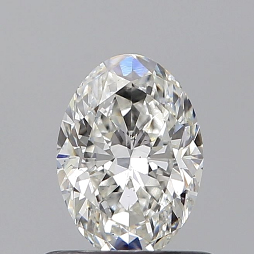 0.6 carat G-SI1 Natūralus Oval Deimantas (1)