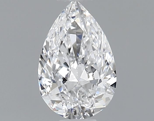 0.3 carat D-VVS1 Natūralus Pear Deimantas (1)