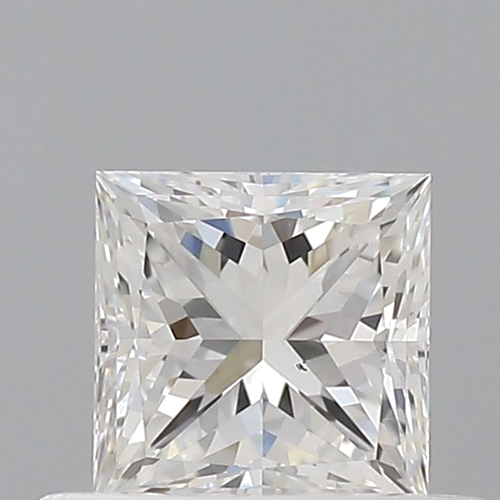 0.52 carat F-SI1 Natūralus Princess Deimantas (1)