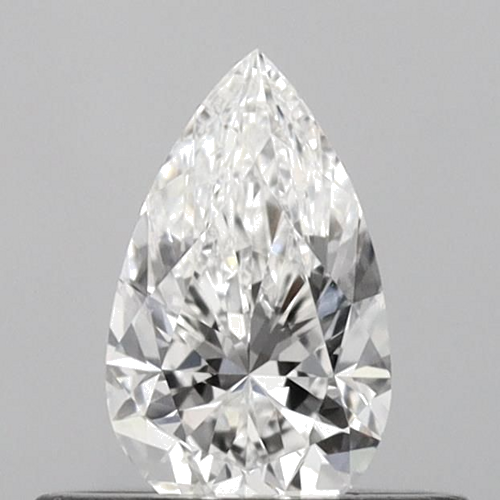 0.4 carat E-VS2 Natūralus Pear Deimantas (1)