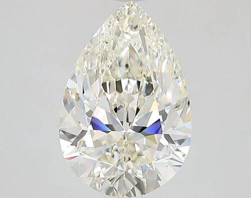 3.03 carat K-SI1 Natūralus Pear Deimantas (1)
