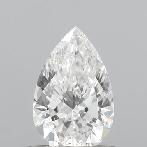0.51 carat F-SI2 Natūralus Pear Deimantas (1)