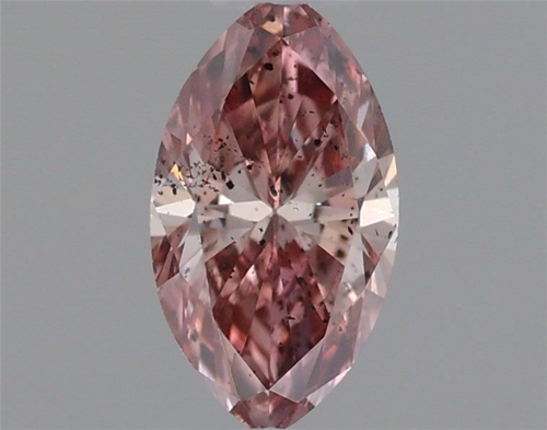 0.16 carat Fancy Deep Pink-SI2 Natūralus Marquise Deimantas (1)