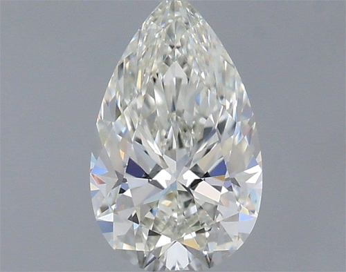 0.62 carat I-VVS1 Natūralus Pear Deimantas (1)