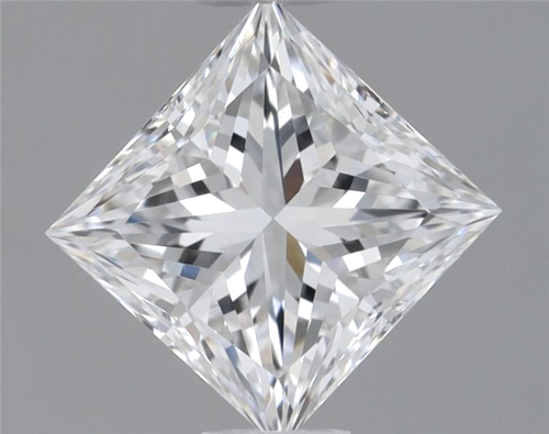0.46 carat E-VVS2 Natūralus Princess Deimantas (1)
