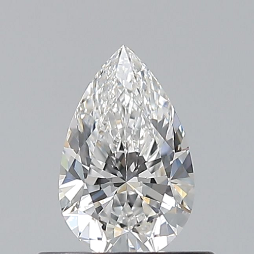 0.5 carat E-VVS2 Natūralus Pear Deimantas (1)