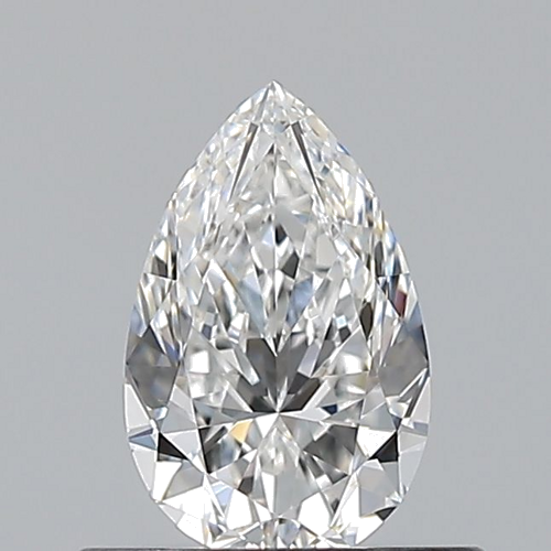 0.5 carat E-VVS2 Natūralus Pear Deimantas (1)