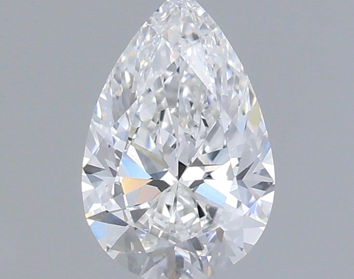 0.5 carat F-VVS1 Natūralus Pear Deimantas (1)