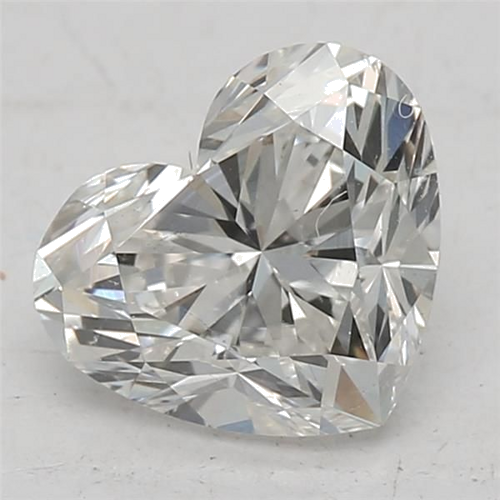 1.01 carat H-SI1 Natūralus Heart Deimantas (1)