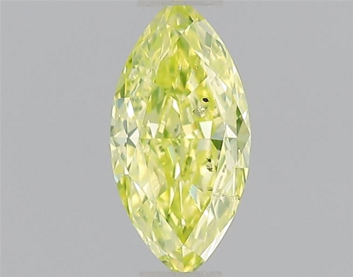 0.31 carat Fancy Greenish Yellow-SI2 Natūralus Marquise Deimantas (1)