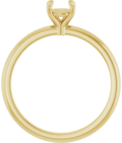 Sužadėtuvių Žiedas „Claw-Prong“ 14k yellow gold Round 5.2mm (2)