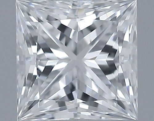 0.33 carat D-VVS2 Natūralus Princess Deimantas (1)