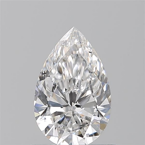0.9 carat E-SI2 Natūralus Pear Deimantas (1)