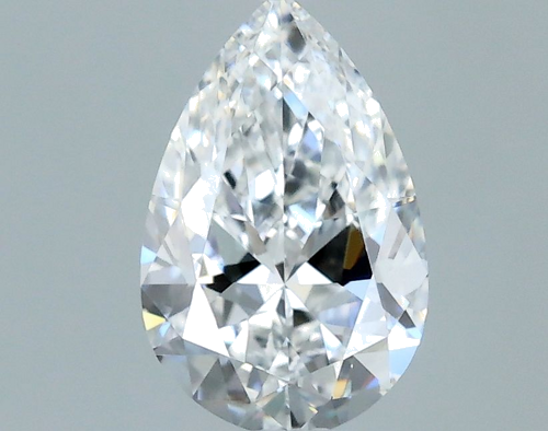 0.5 carat E-VVS1 Natūralus Pear Deimantas (1)