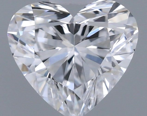 0.33 carat D-VVS2 Natūralus Heart Deimantas (1)