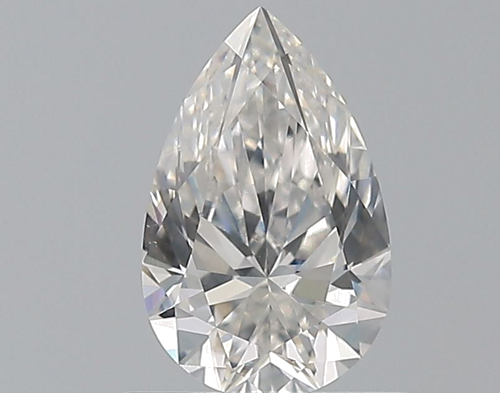 0.75 carat F-SI1 Natūralus Pear Deimantas (1)