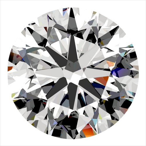 0.3 carat D-SI2 Very Good cut Natūralus Round Deimantas (1)