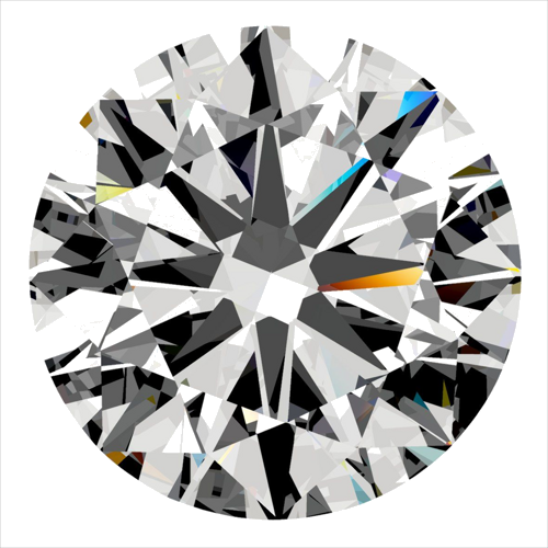 0.4 carat H-SI1 Very Good cut Natūralus Round Deimantas (1)