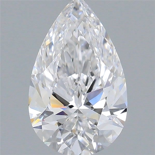 0.63 carat D-VVS1 Natūralus Pear Deimantas (1)